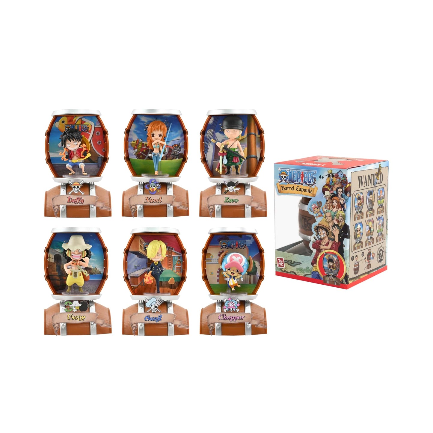 ONE PIECE - BARREL CAPSULE FIGURE BLIND BOX