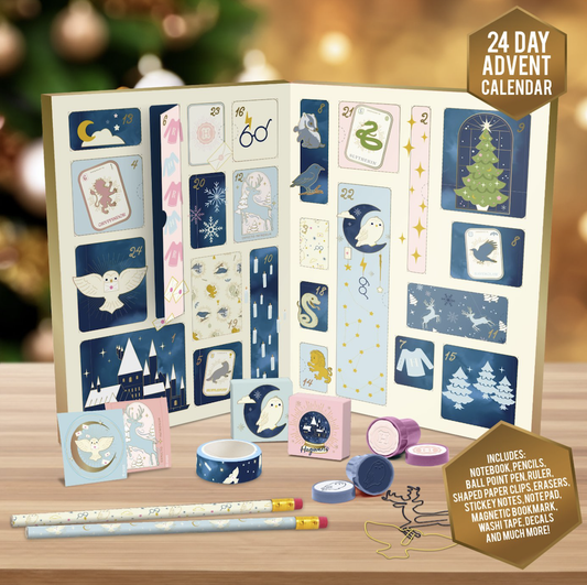 HARRY POTTER STATIONERY 24 DAYS ADVENT CALENDAR