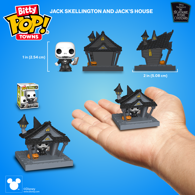 Bitty POP! Town: The Nightmare Before Christmas - Jack Skellington at Home