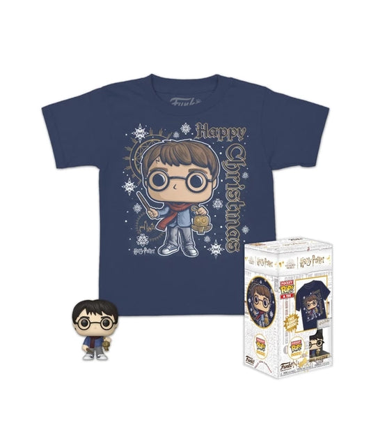 Funko Pocket Pop! & Tee: Harry Potter- Holiday Harry